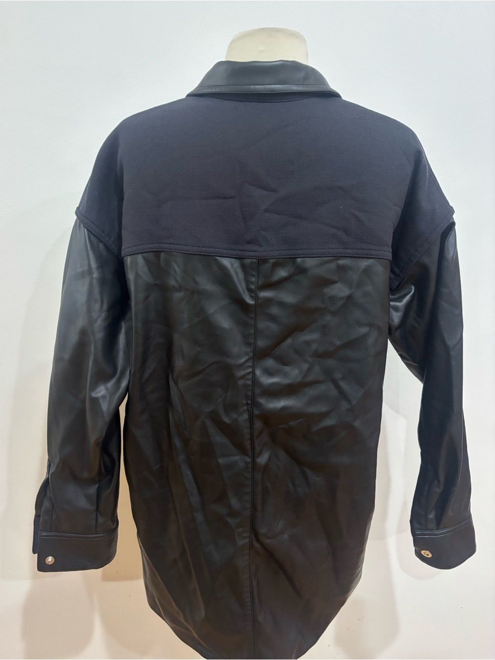 3.1 Phillip Lim Mixed Media Shirt Jacket, Size: S - Picture 13 of 15